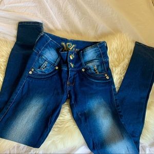 👛100% authentic Colombian jeans with rhinestones